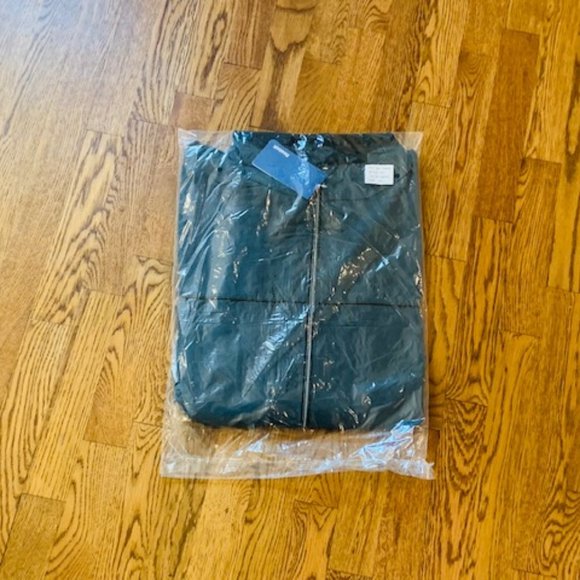 Reebok 2XL Jacket Coat Windbreaker Green Golf full zip NWT tags black fall check - Picture 6 of 6